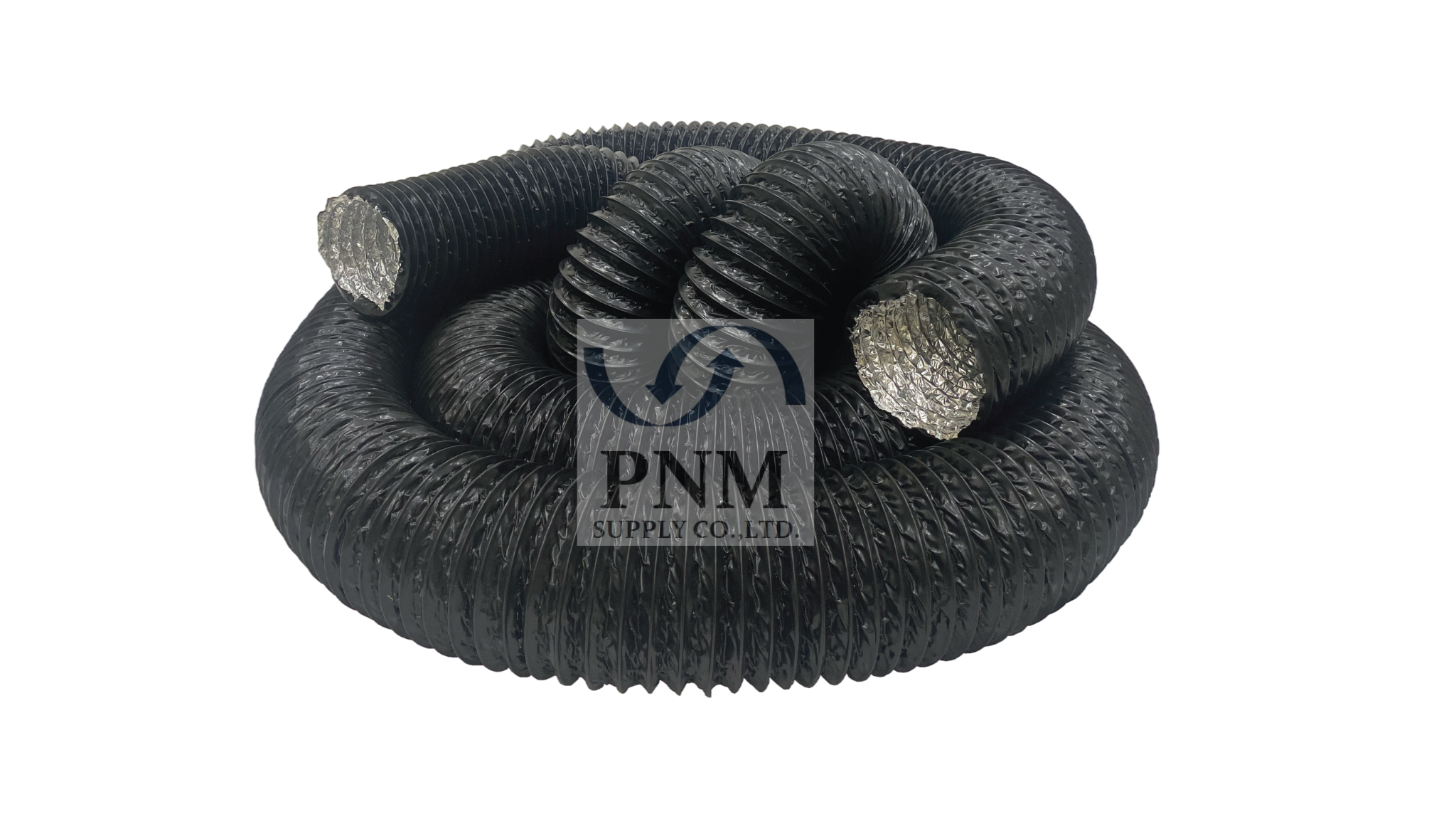 ท่อผ้าใบสีดำ เคลือบ PVC